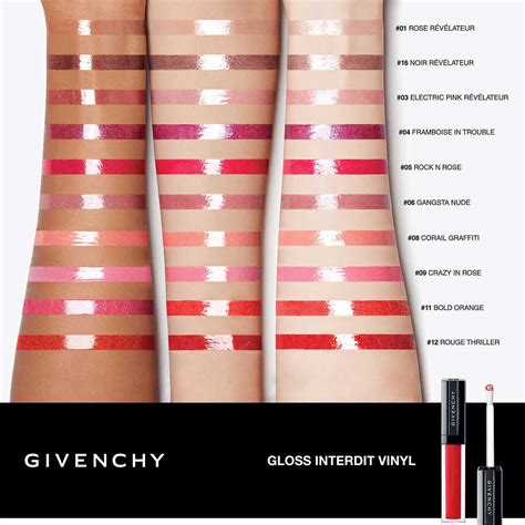 givenchy universal black lip balm|Givenchy interdit vinyl lipstick.